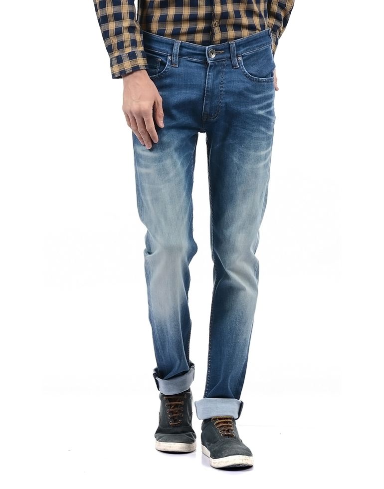 Pepe Jeans London Men Solid Casual Wear Jeans